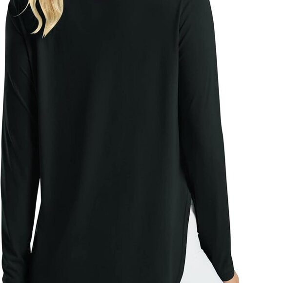 Women's UPF 50+ UV Shirts Long Sleeve Workout Sun Shirt Outdoor Gym Hiking Tops - Picture 5 of 5